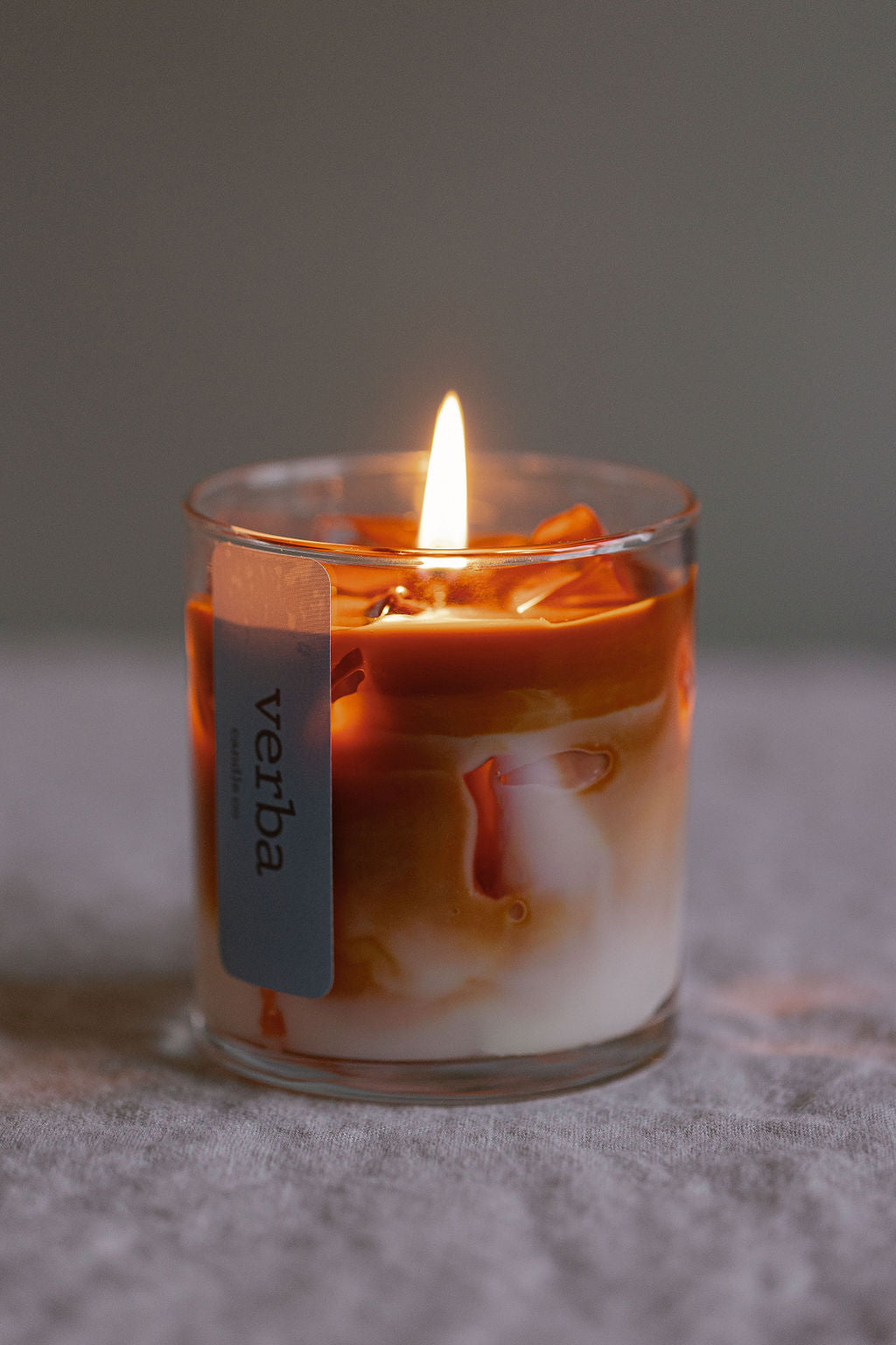 Customized Iced Latte candle for Him