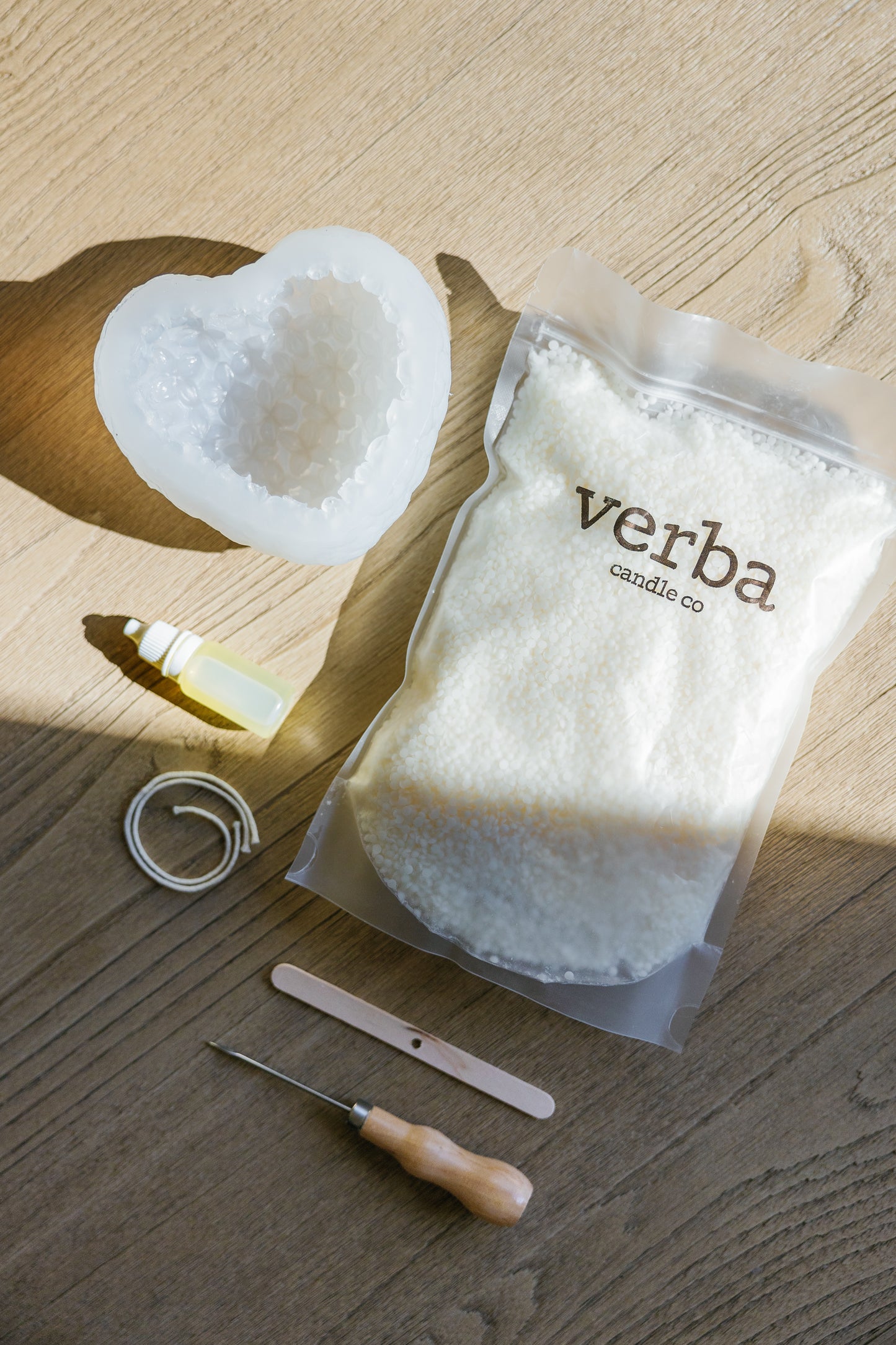 Refill Bag for Heart-Shaped Silicone Mold