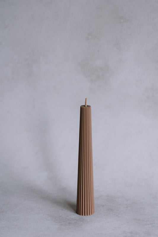 Tall pillar candle